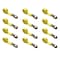 Tie 4 Safe 2" x 10' Wheel Lasso Lift Strap w/ Flat Snap Hook Tow Dolly , 12PK TWS21-2510-M3-Y-C-12 - alternate 1